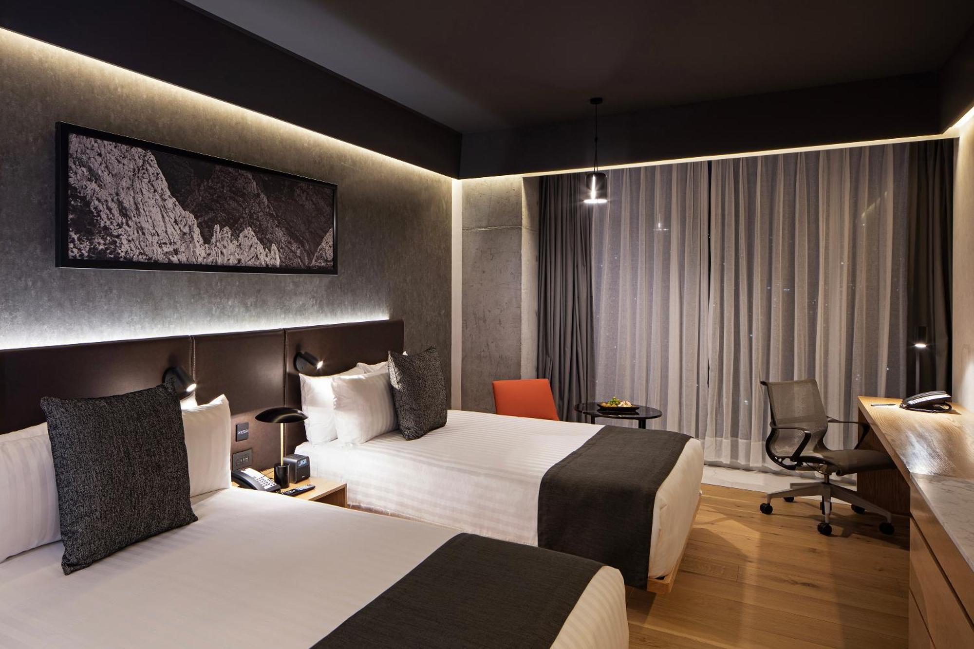 Galeria Plaza Monterrey 호텔 외부 사진 A room at the hotel